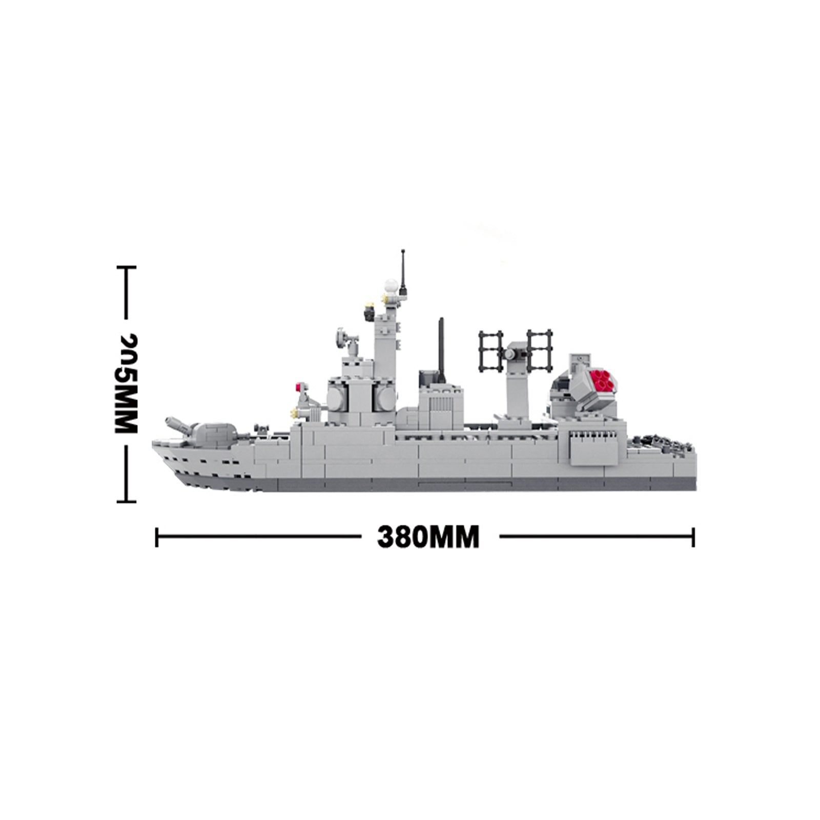 Military Navy Destroyer Small Blocks Set