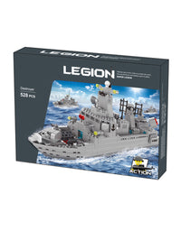 Military Navy Destroyer Small Blocks Set