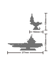 Exercise N Play Aircraft Carriers Military Toy Sets - 1296 Pcs