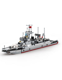 Military Navy Destroyer Small Blocks Set