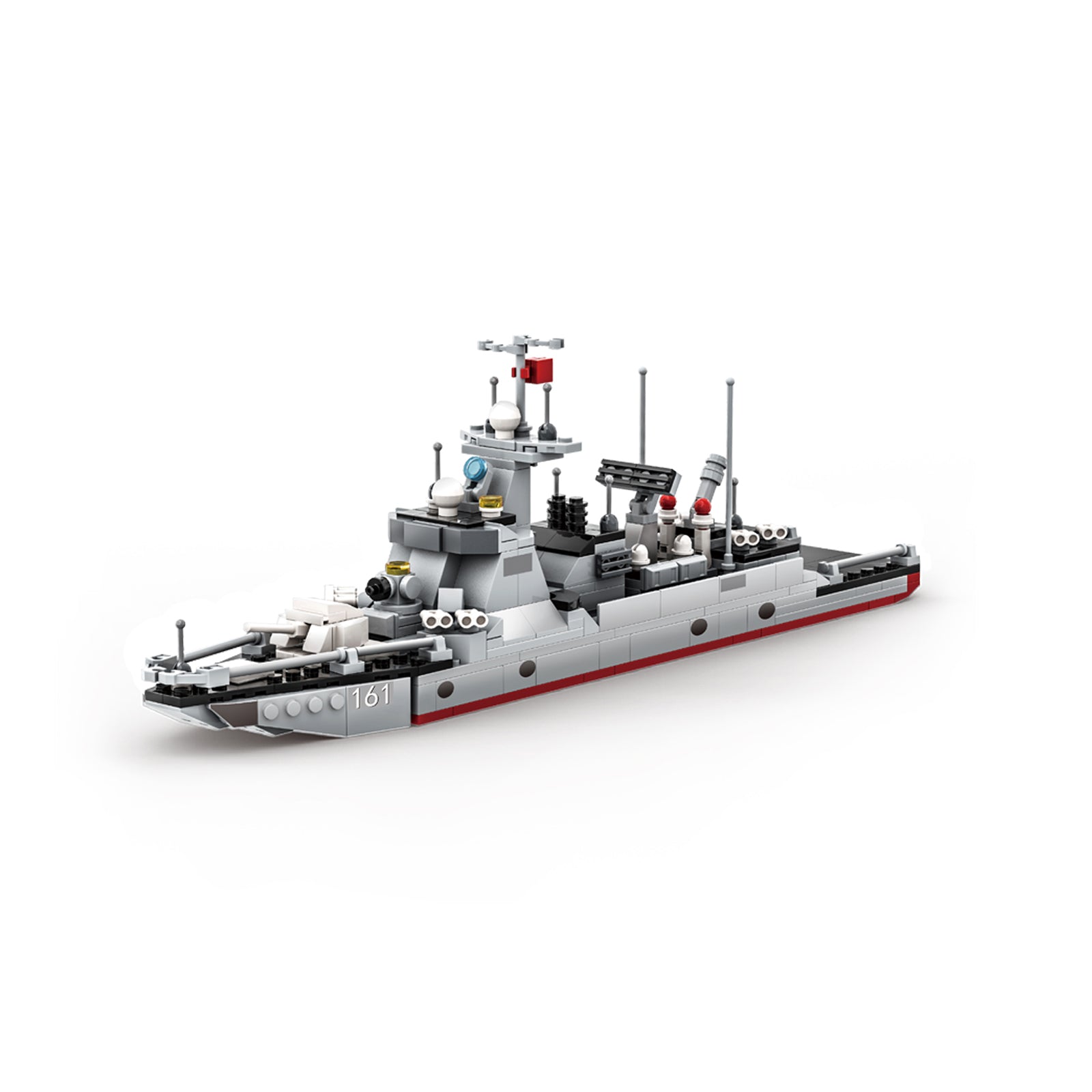 Military Navy Destroyer Small Blocks Set