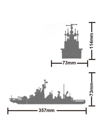 Military Navy Destroyer Small Blocks Set