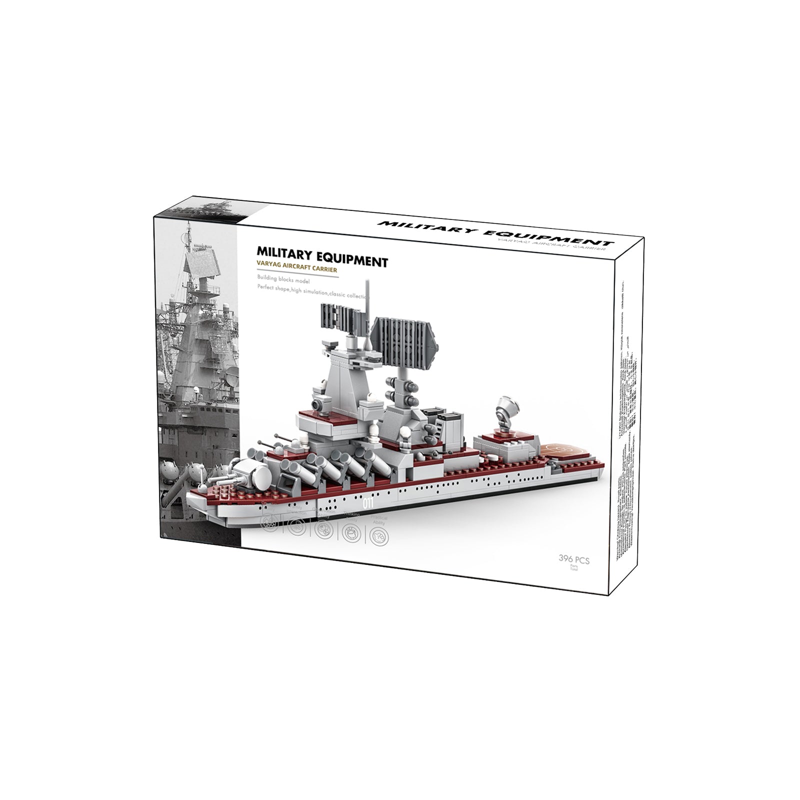 Exercise N Play Aircraft Carriers Military Toy Sets - 1296 Pcs