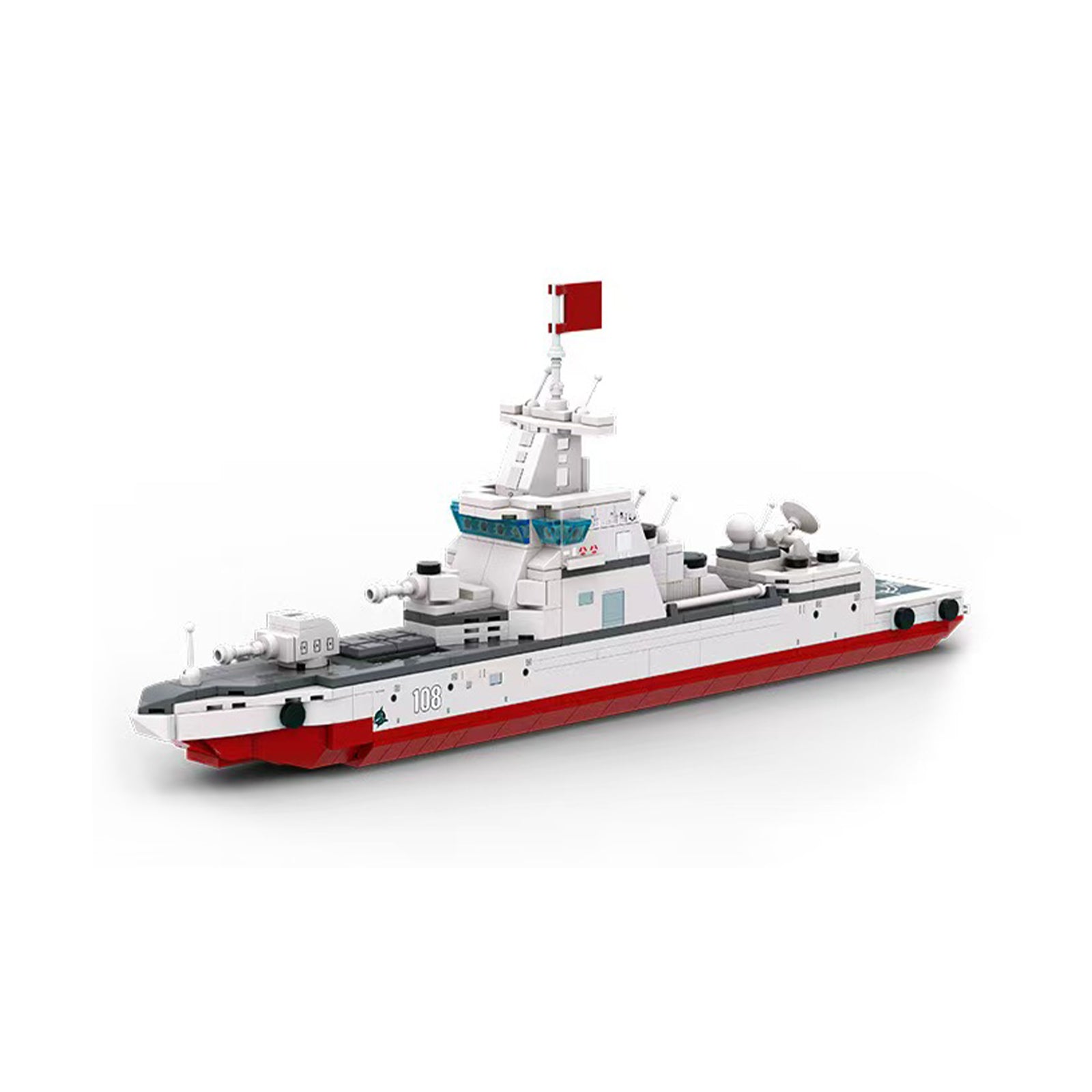 Military Navy Destroyer Small Blocks Set