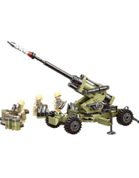 M777 Grenade Launcher Army Guys Brick Toys - 350Pcs