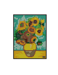 Sunflower Mosaic Art Pixel Puzzle Toys - 3362Pcs