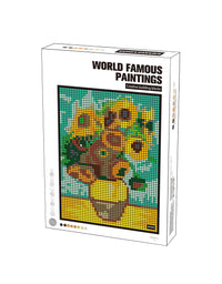 Sunflower Mosaic Art Pixel Puzzle Toys - 3362Pcs