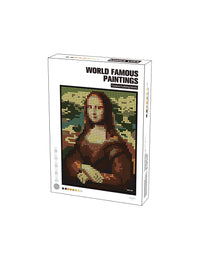 Mona Lisa Portrait Pixel Puzzle Toy Set - 3262Pcs