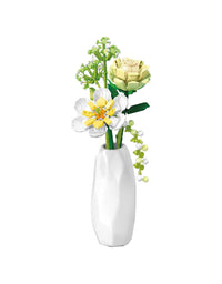Creative Wildflower Botanical Mini Blocks Set - 331Pcs