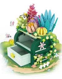 Succulent in a Vase Plant Brick Set - 978Pcs