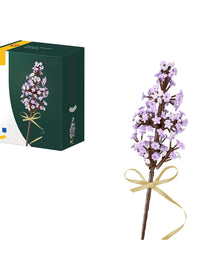 Syringa Vulgaris Flower Botanical Bricks Set - 201Pcs
