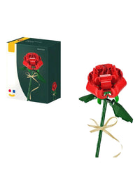 Rose Flowers Building Block Toys Set - 78Pcs