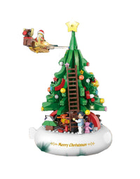 Glowing Christmas Tree Building Toys For Kids - 407Pcs