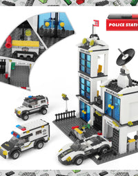 Exercise N Play City SWAT Headquarters Mini Blocks Set - 736 Pcs