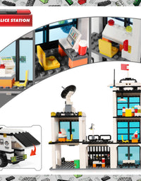 Exercise N Play City SWAT Headquarters Mini Blocks Set - 736 Pcs