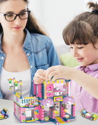 Exercise N Play Barber & Cake Shop Mini Blocks Set - 1023 Pcs
