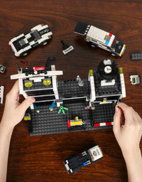 Exercise N Play City SWAT Headquarters Mini Blocks Set - 736 Pcs