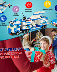 Exercise N Play Mega Police Cars for Toddlers Toys - 1338 Pcs