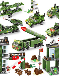 Exercise N Play ICBM Vehicle Toy Bricks Set - 1162 Pcs