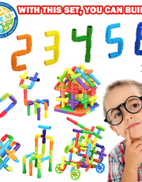 Exercise N Play STEM Educational Vehicles Toddler Toys Set - 175 Pcs