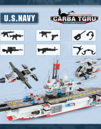 Exercise N Play Navy Warship Bricks Blocks Toys Sets - 1630 Pcs