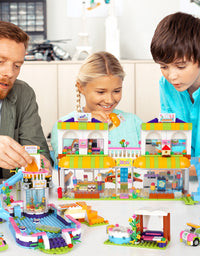 Exercise N Play Grocery Store & Water Park 2 IN 1 Kids Construction Toys - 1375 Pcs
