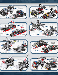 Exercise N Play Navy Warship Bricks Blocks Toys Sets - 1630 Pcs