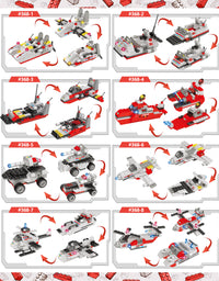 Exercise N Play Military Guided Missile Destroyer Toy Bricks - 1220 Pcs