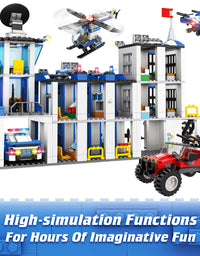 Exercise N Play City Police Station Bricks Blocks Sets - 949 Pcs