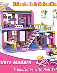 Exercise N Play Street Coffee & Barber Shop Building Toy Set - 1059 Pcs