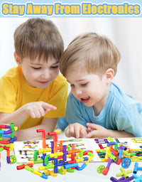 Exercise N Play STEM Educational Vehicles Toddler Toys Set - 175 Pcs