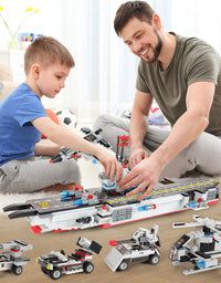 Exercise N Play Navy Warship Bricks Blocks Toys Sets - 1630 Pcs