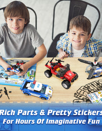 Exercise N Play City Police Station Bricks Blocks Sets - 949 Pcs