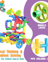 Exercise N Play STEM Vehicles Toddler Blocks Set - 250 Pcs