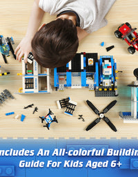 Exercise N Play City Police Station Bricks Blocks Sets - 949 Pcs