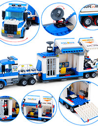 Exercise N Play Police Truck Bank Brick Sets - 483 Pcs