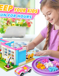 Exercise N Play Miniature Dolls Family House Block Bricks Set - 1006 Pcs