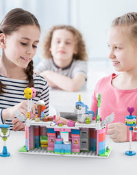 Exercise N Play Street Coffee & Cake Shop Construction Set - 790 Pcs