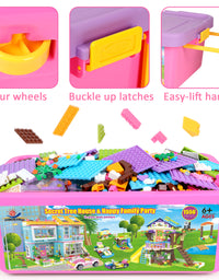 Exercise N Play City House & Grocery Store 2 IN 1 Builder Set Toy - 1556 Pcs