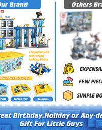 Exercise N Play City Police Station Bricks Blocks Sets - 949 Pcs