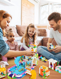 Exercise N Play Water Park Brick Construction Toy Sets - 727 Pcs