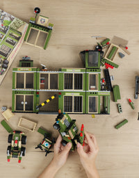Exercise N Play Military Army Base Mini Block Set - 802Pcs