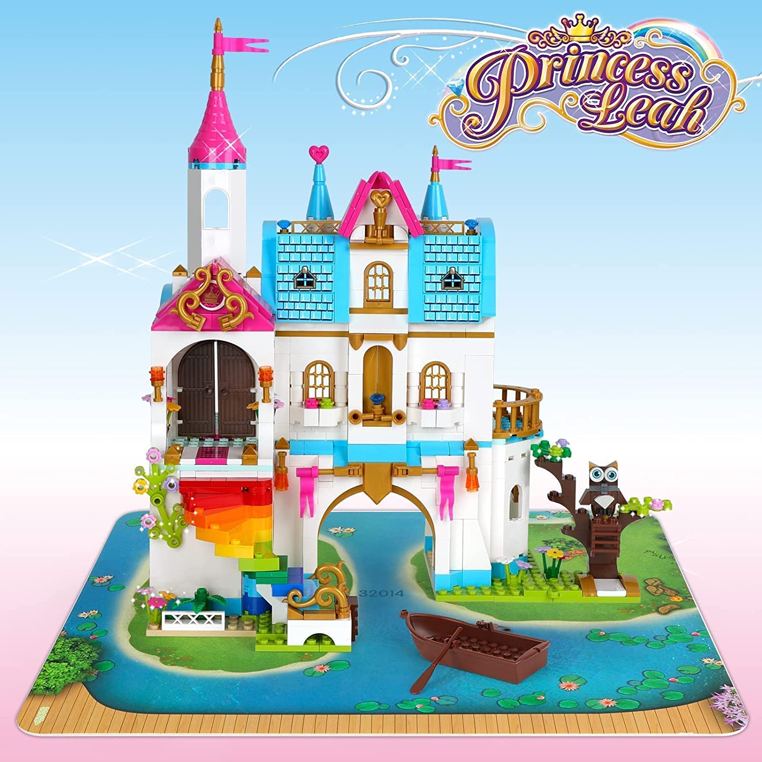 Exercise N Play Princess Castle Construction Toys - 577 Pcs