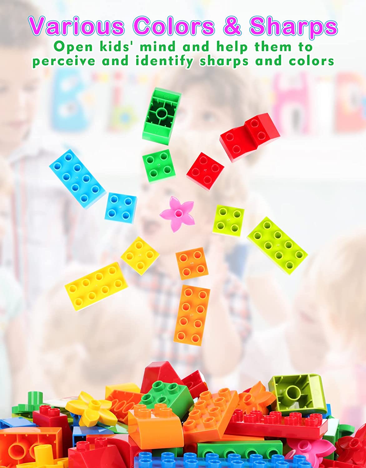 Exercise N Play STEM Children's Construction Toys - 94 Pcs