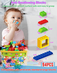 Exercise N Play STEM Children's Construction Toys - 94 Pcs