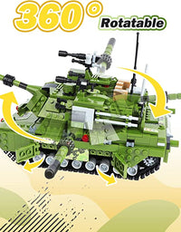 Exercise N Play Army Military Tank Block Building Sets - 952 Pcs
