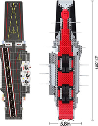 Exercise N Play Navy Aircraft Carriers Bricks Blocks Sets - 1131 Pcs