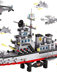 Exercise N Play Navy Battle Cruiser Ship Brick Sets - 1163 Pcs