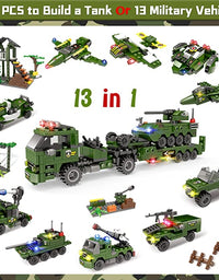 Exercise N Play Military Army Mecha Building Block Sets - 1164 Pcs