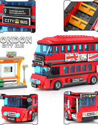 Exercise N Play Building London Tours Buses Mini Bricks Set - 458 Pcs